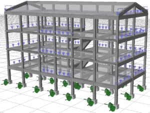 4-STOREY ITALIAN BUILDING WITH ROOF