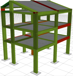 3-STOREY BUILDING WITH ROOF IN SOUTHERN ITALY