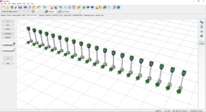 MODEL WITH ISOLATORS