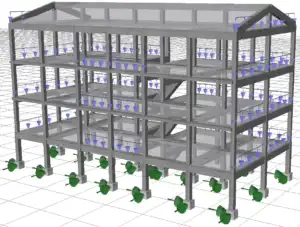 4-STOREY ITALIAN BUILDING WITH ROOF