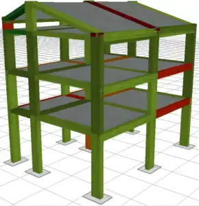 3-STOREY BUILDING WITH ROOF IN SOUTHERN ITALY