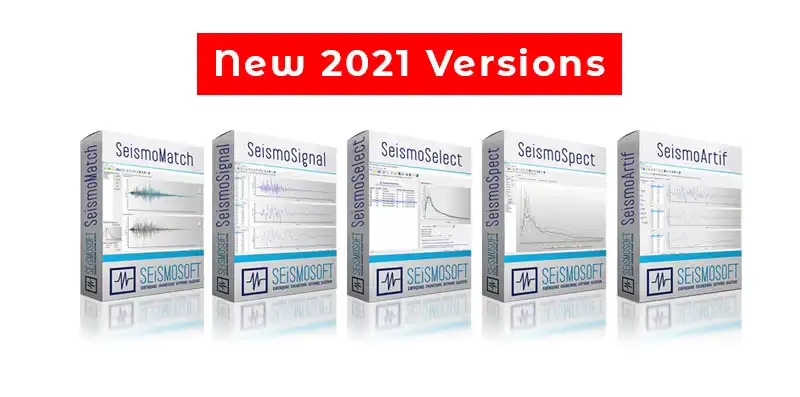SeismoSoft Apps 2021 versions
