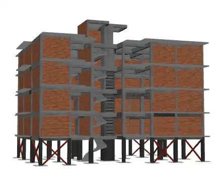 Structural Assessment and Seismic Retrofit of a 5-storey building with a soft ground storey