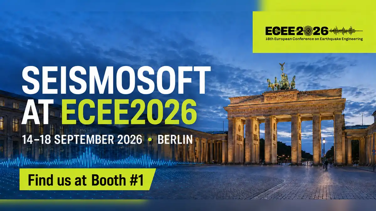 Seismosoft to Participate in the 18th European Conference on Earthquake Engineering (ECEE 2026)